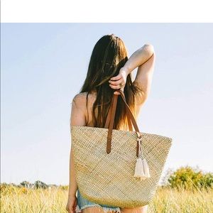 Large Straw Bag